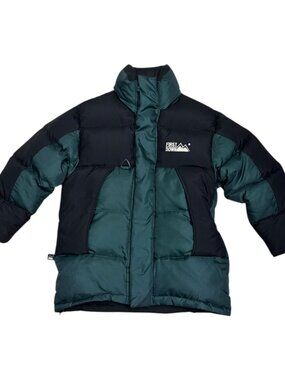 FIRST DOWN Vintage 90s Duck Down Fill Heavy Winter Parka Coat Jacket Women Small